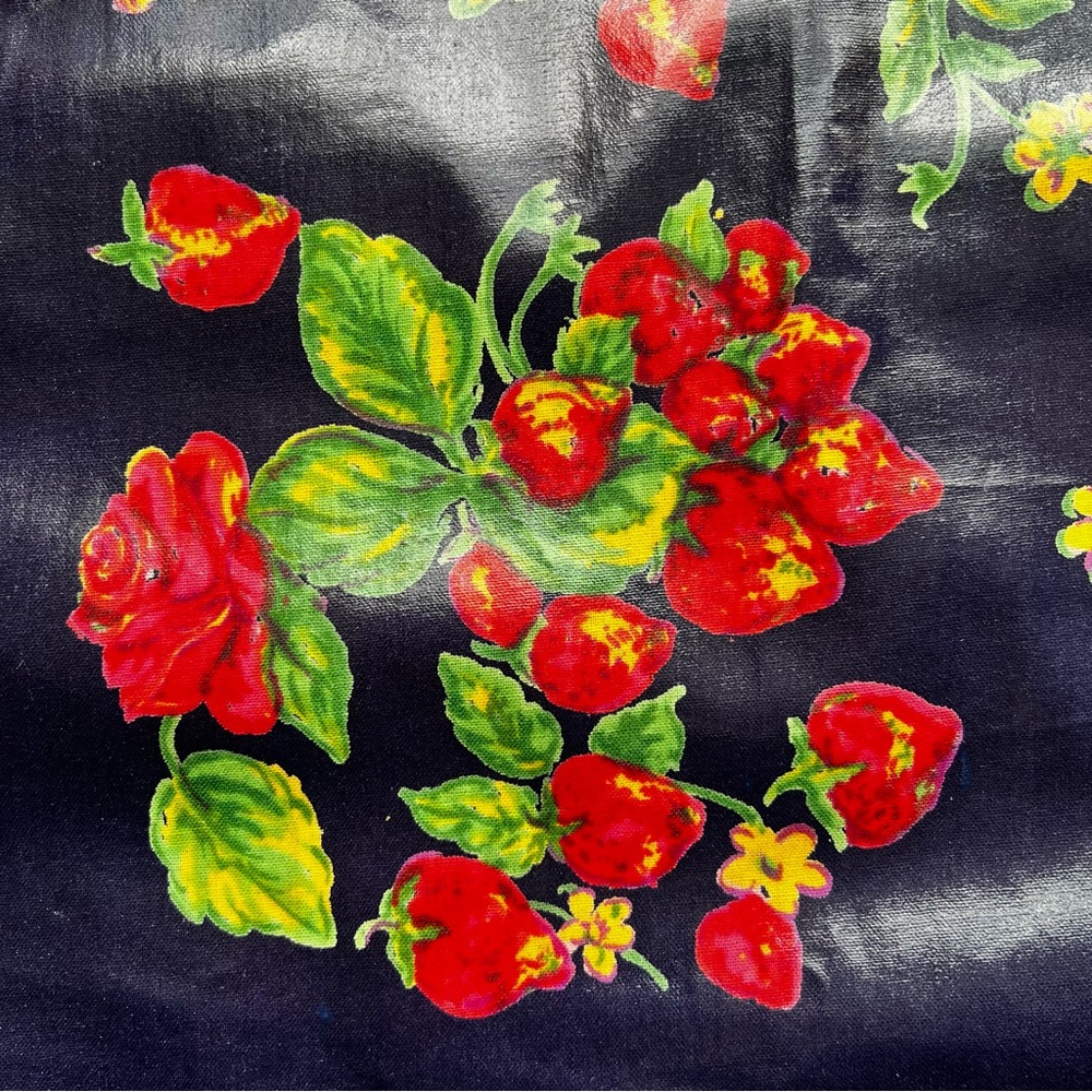 4PC April Cornell Home Collection Strawberry Oil PM Rose Floral Placemat SET - Picture 3 of 16